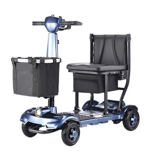 Scooter électrique personnalisé pour adultes, mini-scooter à pédales, mobilité intelligente pour personnes âgées, 4 roues, en alliage d'aluminium - Product Image 1