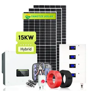 Фабричное производство 8 кВт 10 кВт 15 кВт гибридная солнечная энергетическая система с литиево-ионным аккумулятором, экологичное энергетическое решение