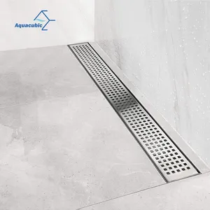 Copertura per Scarico Lineare da Pavimento per Doccia in Acciaio Inox SUS304 Anti-Odore Scarico Lungo da Bagno - Product Image 1