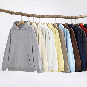 Sweat-shirt à capuche oversize en molleton de coton de haute qualité, manches longues, impression 3D en relief, coupe ample, fabricants de vêtements - Product Image 3