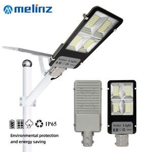 Lampe solaire de rue extérieure MELINZ 100W 200W 300W 400W 500W IP65, <span class=keywords><strong>prix</strong></span> du lampadaire solaire LED intégré - Product Image 1