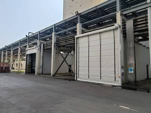 Porte roulante à empilage rapide en PVC moderne <span class=keywords><strong>RENPU</strong></span>, isolation thermique, utilisation commerciale, entrepôt, atelier, stockage frigorifique - Product Image 5
