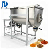 Mélangeur à ruban horizontal en acier inoxydable 304, machine à mélanger les poudres sèches à double vis, 4500L 300kg pour poudre de protéines et de créatine