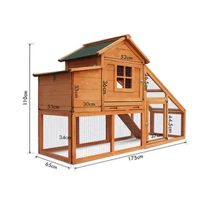 Produits pour animaux de compagnie En Plein Air équipement de maison de ferme de volaille de poulet cage couche coop porte automatique pour les poulets