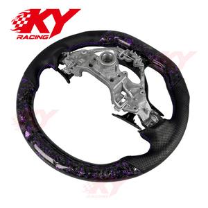 Accesorios interiores para Toyota86 GR86 GT86 GR Sport TRD, volante personalizado de fibra de carbono con pantalla LED para Subaru BRZ - Product Image 4