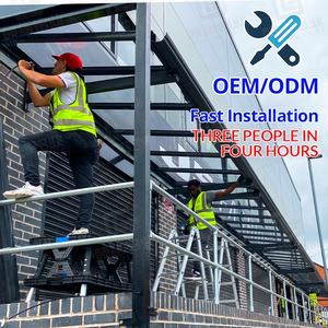 Couvertures de <span class=keywords><strong>balcon</strong></span> <span class=keywords><strong>pour</strong></span> appartements auvents de porte en aluminium Protection UV <span class=keywords><strong>Pergola</strong></span> isolée <span class=keywords><strong>pour</strong></span> polycarbonate - Product Image 3