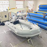 Bateau à rames léger en Pvc de corée, bateau de Sport gonflable de ponton avec plancher en aluminium, 0.9mm, 1.2mm