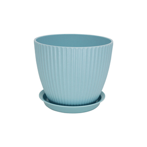 Pots en plastique <span class=keywords><strong>de</strong></span> jardin extérieur <span class=keywords><strong>de</strong></span> haute qualité pots <span class=keywords><strong>de</strong></span> <span class=keywords><strong>fleurs</strong></span> décoratifs en gros avec finition <span class=keywords><strong>de</strong></span> revêtement en poudre pour plantes - Product Image 2