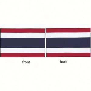 ธงติดกระจกรถยนต์ โพลีเอสเตอร์ ลายไทย ขนาด 12x18 นิ้ว สำหรับตกแต่งรถยนต์ แบบสองด้าน ขายดี - Product Image 3