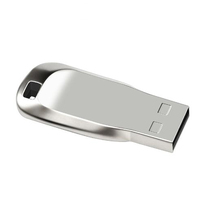 Pen Drive USB Mini 64GB 32GB 3.0, Flash Drive 16GB 8GB 4GB stik memori logam 2GB 1GB hadiah USB 2.0 baru grosir