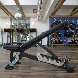 Commercial Gym Fitness Machines Weight Lifting Strength Training FID Dumbbell Stool Multi Function Adjustable Workout Bench