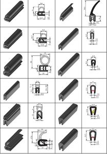 Vente en gros usine, sur mesure, joint d'étanchéité de porte de <span class=keywords><strong>voiture</strong></span> en caoutchouc EPDM extrudé avec armature en acier - Product Image 4