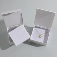 Boîte cadeau de luxe personnalisée avec fermeture magnétique, en carton 1200g, pour collier et bijoux, avec logo