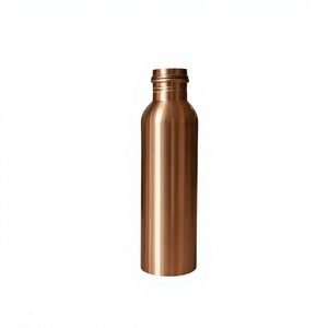 Leakproof 100% Copper Plain Print Water <b>Bottle</b> For Adults & Kids Drinking Use Good For Health Eco Friendly Latest Arrival - Product Image 1