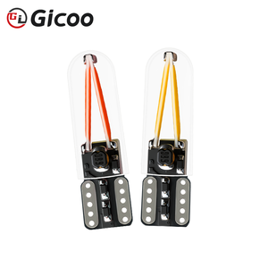 จิคู ที 10 ซีโอบี LED หลอดไฟ 2 ด้านแก้วลูกปัด 1.5W 12-24V แสงคงที่หลายสีไฟอ่านหนังสือภายในรถยนต์โคมไฟมาร์กเกอร์ - Product Image 2