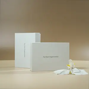 手工漂亮的中国定制扁平工艺印刷品牌套装小型企业包装礼品盒