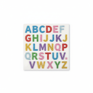 Adesivi colorati Glitter EVA lettera PVC artigianato decorativo fai da te e attività di apprendimento per i bambini - Product Image 2