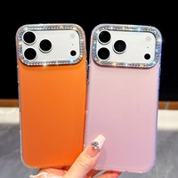 Étui de téléphone portable de luxe avec paillettes et diamants, antichoc, IMD, pour iPhone 18 17 Pro Max 16 15 14 13 Pro Max