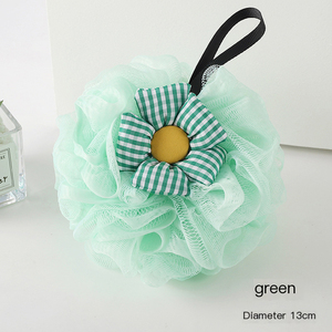 Logo personnalisé Femmes Filles Tournesol Luffa Loofa <span class=keywords><strong>Loufa</strong></span> Maille Pouf PE Boule De Douche Exfoliant Bain Éponge Corps Gommage Bain Loofahs - Product Image 4