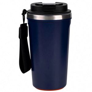 แก้วกาแฟสแตนเลสแบบใหม่ ป้องกันการหก แก้วกาแฟสองชั้นแบบสุญญากาศ - Product Image 2