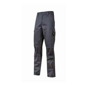 U-POWER - IN226GI-4XL Poly-cotton mechanical stretch pants BELGRADO <b>Grey</b> Iron - EAN 8033546548387 <b>WORK</b> <b>TROUSERS</b> - Product Image 1