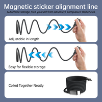 Câble magnétique USB C vers USB C auto-enroulable 60W 20V 3A Charge rapide pour téléphone, tablette, ordinateur portable, synchronisation des données 480 Mbps, tressé en nylon