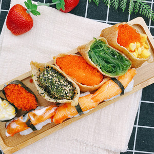 Peaux de sushi Inari en vrac, ingrédients non-OGM, saines, pour comptoir de traiteur, certifiées IFS, vente en gros - Product Image 3