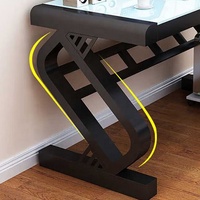 Bureau d'étude personnalisé, grand bureau ergonomique d'angle pour ordinateur