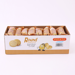 Jiangshun Foods Biscuits ronds et croustillants Biscuits à saveur de <span class=keywords><strong>sésame</strong></span> végétal emballés dans une boîte avec des saveurs de fromage au <span class=keywords><strong>chocolat</strong></span> - Product Image 4