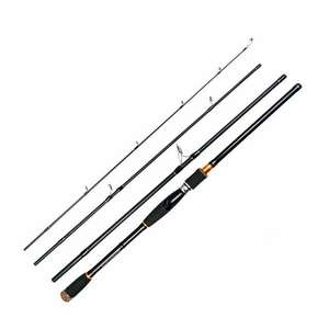 Caña de pescar recta de fibra de carbono fácil de usar de 4 secciones - Product Image 1