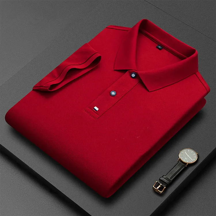 Yüksek kaliteli karışık boyutu özel baskı nakış logosu Polo üniforma % 100% pamuk spor Golf erkek Polo gömlekler