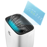 Déshumidificateur 3 en 1 Tuya Smart 2025, mini déshumidificateur 12l avec contrôle d'humidité, 30 mètres carrés