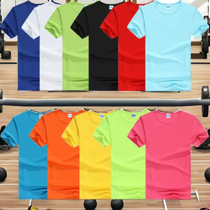 T-shirts en coton pour hommes imprimés sur mesure, décontractés, manches courtes, col rond, 100% polyester, blanc uni, pour campagne électorale - Product Image 2