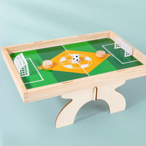 Vente en gros Jeu <span class=keywords><strong>de</strong></span> football et <span class=keywords><strong>de</strong></span> vol en bois 2 en 1 pour enfants Échiquier volant amusant Jouet d'entraînement cérébral interactif Jeu préscolaire - Product Image 1