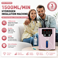 Bouteille d'inhalateur d'eau hydrogénée PEM haute pureté 3 en 1 avec sortie d'oxygène et de gaz hydrogène pour machine d'inhalation d'hydrogène thérapeutique