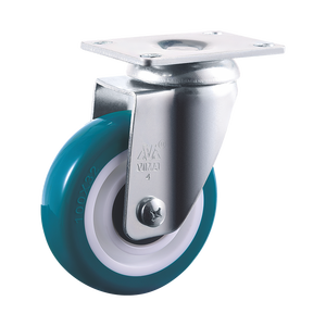 Roue pivotante industrielle VIMA robuste de 3 à 5 pouces, roulement à billes en PU/PP, capacité de charge de 100 à 150 kg, galvanisée - Product Image 3