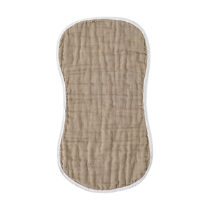 白色纯色婴儿棉打嗝布批发<span class=keywords><strong>2</strong></span>层100% 棉平纹细布婴儿打嗝布 - Product Image 5