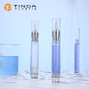 15Ml Lege <span class=keywords><strong>Plastic</strong></span> Cosmetische Oogserum Verpakking Vacuüm Airless Injectiefles Spuit Serum Lotion Fles - Product Image 2