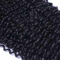 Extensions de cheveux humains brésiliens Remy Kinky Super Double Drawn, fixation micro-anneaux, sans traitement chimique, toutes couleurs