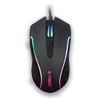 Mouse Gaming 3200DPI Yang Dapat Diprogram untuk Komputer PC Lampu LED RGB Kabel Optik Mouse Gaming 7D