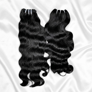REMI HAIR Indian Donor Curly Human Hair Weaving 100g <b>Machine</b> Double Weft Natural Texture Virgin Unprocessed Hair Perm Ready - Product Image 1