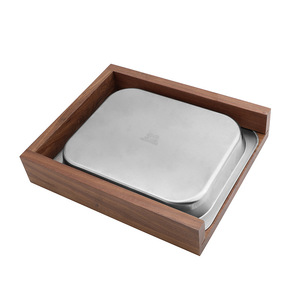 Tabla de cortar rectangular de madera de acacia de 28 cm para uso doméstico en la cocina - Product Image 3
