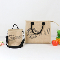 Sac isotherme personnalisé en toile de jute pour enfants, idéal pour la publicité - Vente chaude