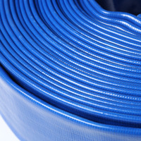 Tuyau d'évacuation d'irrigation plat en PVC de 2 pouces 3 pouces 4 pouces avec service de coupe de longueur et d'épaisseur personnalisé disponible