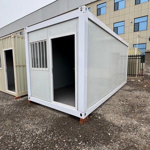 Maison conteneur préfabriquée modulaire portable en kit pour hôtel, bureau, garage moderne et local de stockage - Product Image 1
