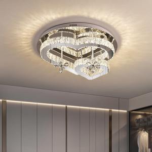 Recién llegado, luz colgante ajustable en forma de corazón, lámparas de techo modernas minimalistas para dormitorio, accesorio - Product Image 1