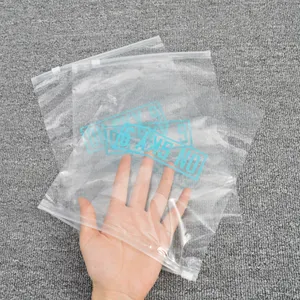 명확한 방수 의류 zipperbags 포장 플라스틱 투명 tshirt 슬라이더 애 가방 사용자 정의 로고 moq 100 pcs pe 폴리 가방