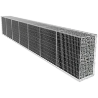 Cesta de Gabión Tejida de Malla de Alambre de Acero Galvanizado en Caliente con Orificios Hexagonales para Control de Inundaciones, Muros de Contención y Jardines