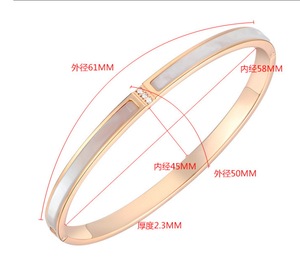 Nazionale della moda di stile del tessuto ultime 316l <span class=keywords><strong>bracciale</strong></span> in acciaio inossidabile shell <span class=keywords><strong>bracciale</strong></span> <span class=keywords><strong>con</strong></span> zircone braccialetto - Product Image 5