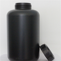 Bouteilles Pharmaceutiques en Plastique de 5 kg et 1 kg pour Bouteille en Plastique HDPE, Pot à Poudre de Protéine, Contenant pour Pilules, Capsules, Nutrition Sportive